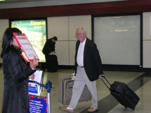 Ted Arrives