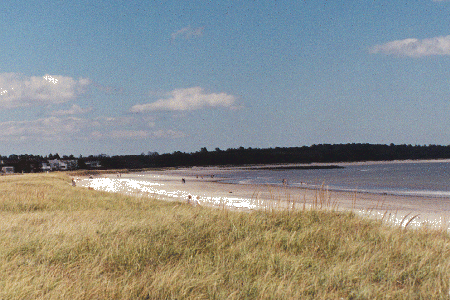 Pine Point Beach in Maine South of Portland