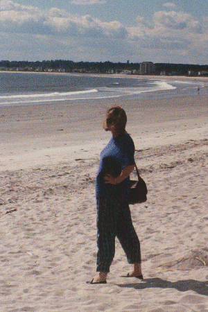 Margaret at the Beach