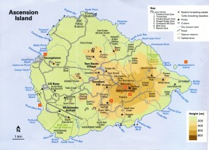 Ascension Island Map
