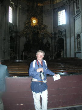 Andy in St Peter's