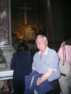 Ted in St Peter's