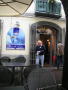 Ted leaving a local bar in Salerno