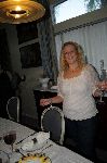 Caroline and empty glass